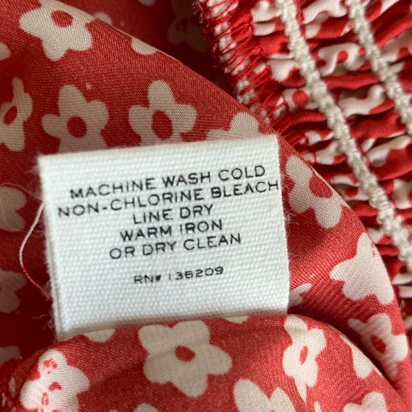 HATCH Maternity The Scarlett Jumper, red and white flowers, 2, sleeveless, NWT - Picture 11 of 14